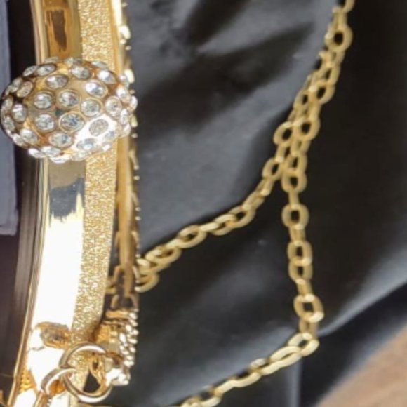 Evening Clutch Wedding Bag Gold Purse Bridal Handbag Party Prom Ladies Fashion - Picture 8 of 9